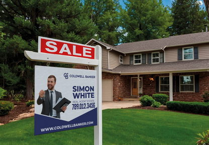 Custom real estate yard sign | Realtor Outdoor sign | Coldwell Banker Open House Sign