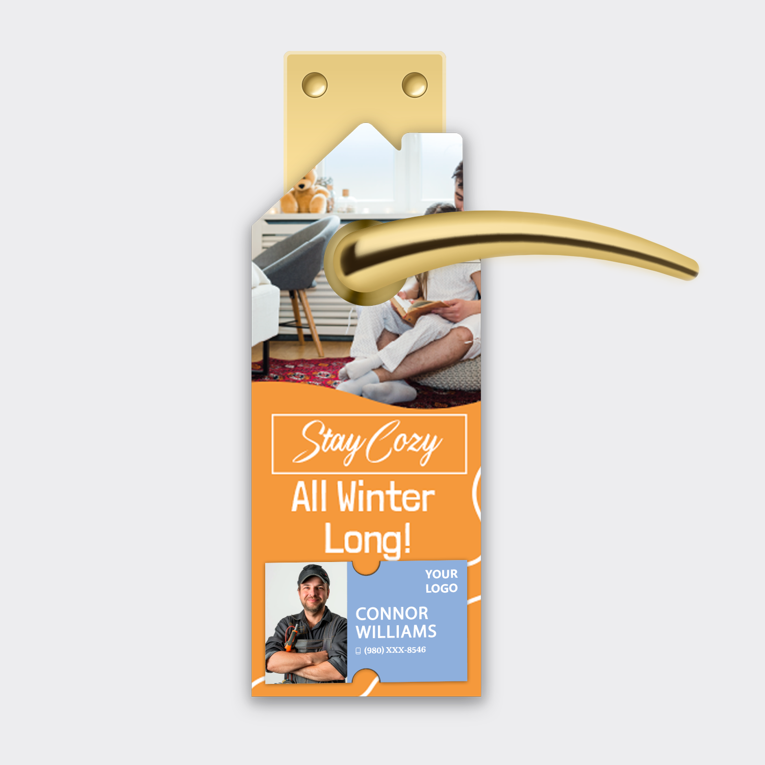 Heating Service Door Hangers