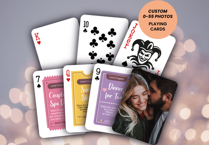 Love Coupon Cards | Love Adventure Playing Cards