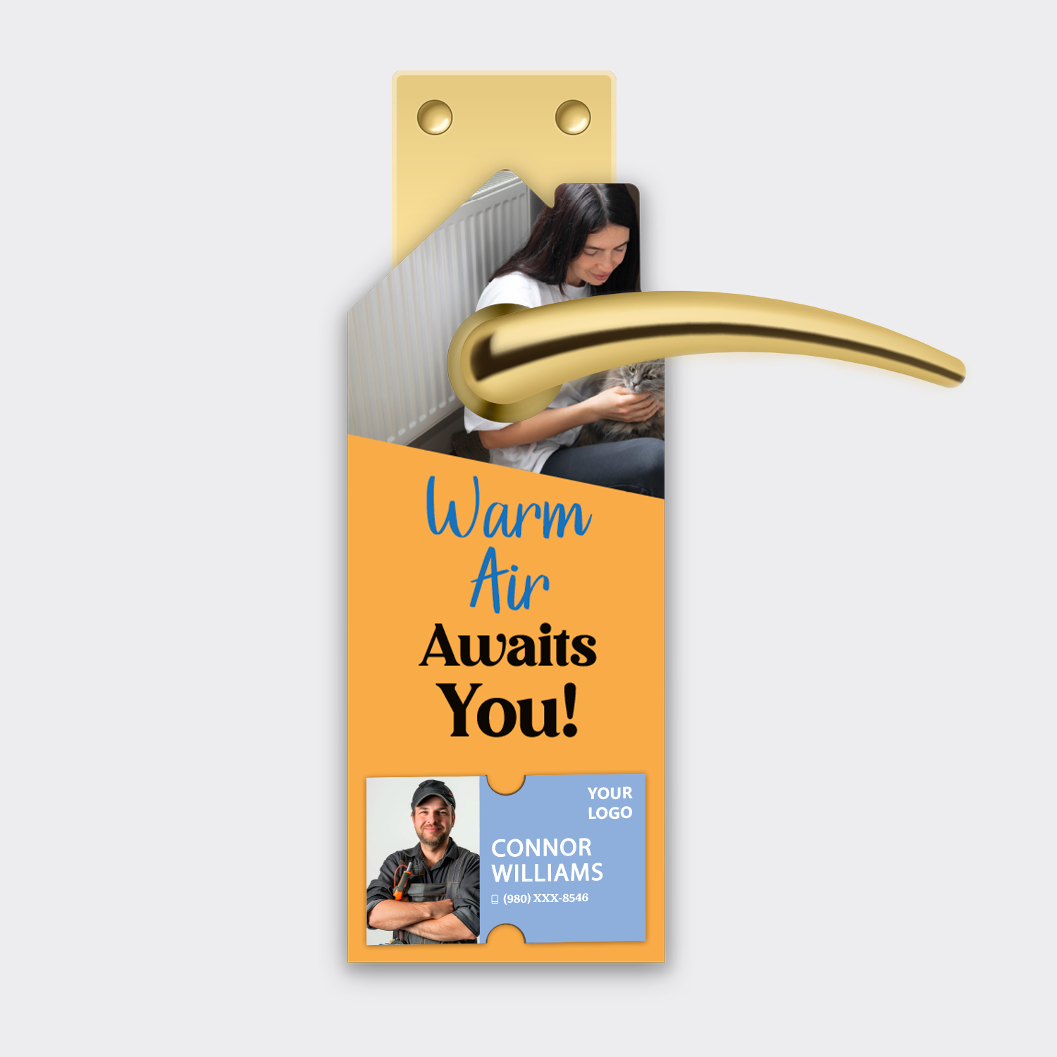 Heating Service Door Hangers