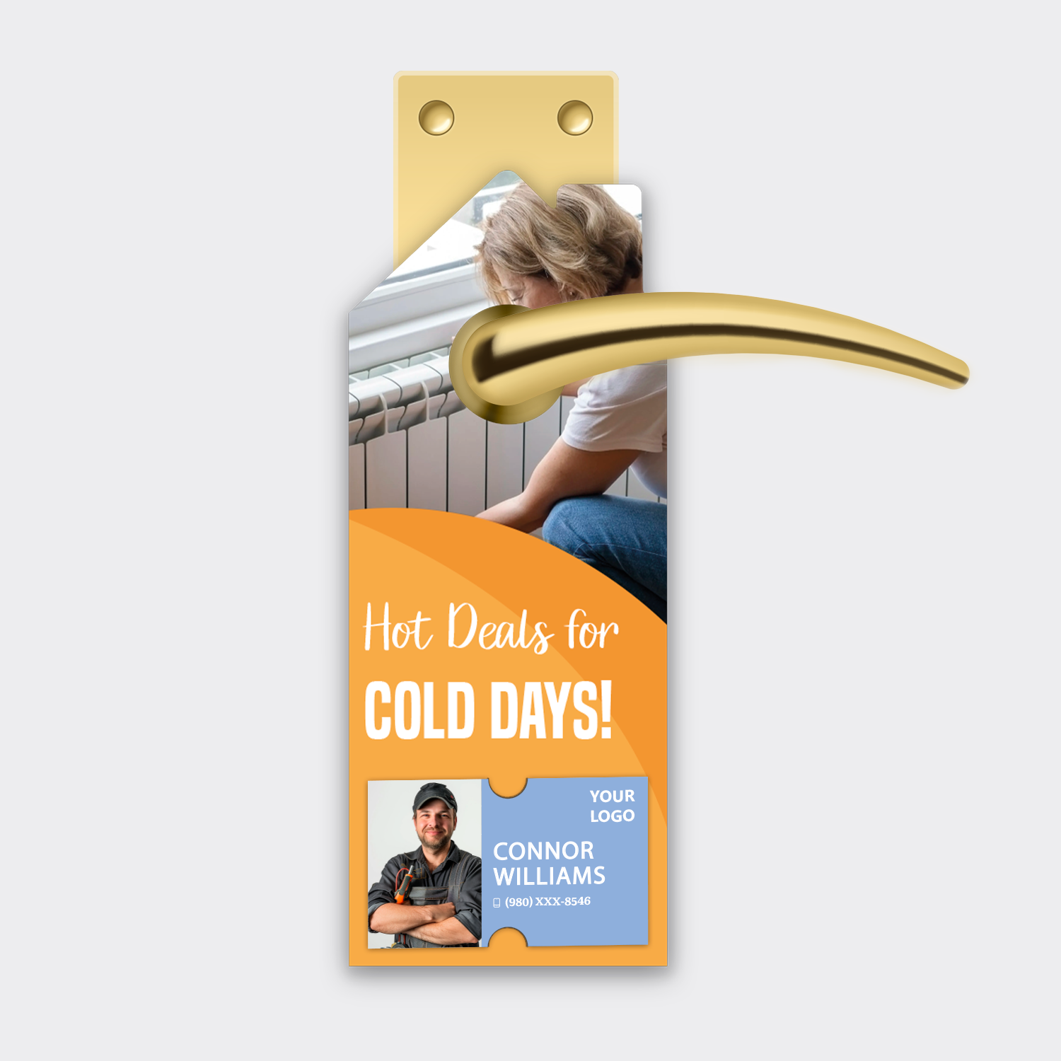 Heating Service Door Hangers