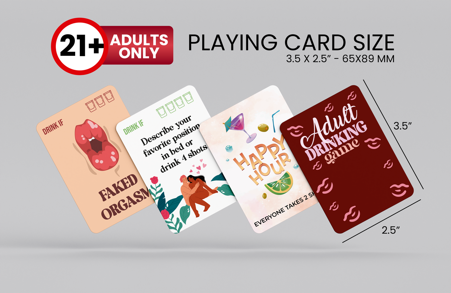 Rush of Challenges and Shots: The Ultimate Drinking Card Game