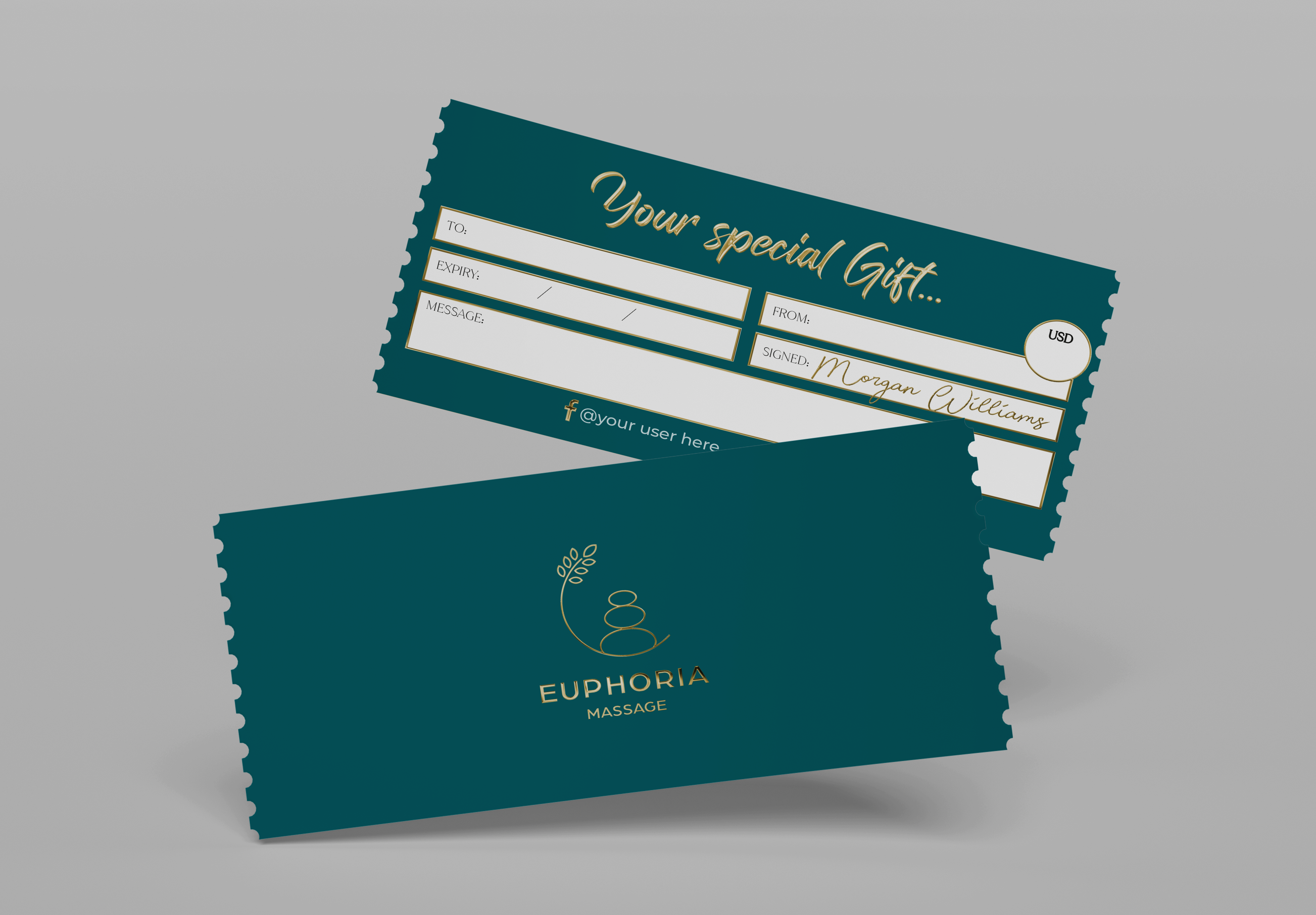 Luxury Custom Gift Certificate