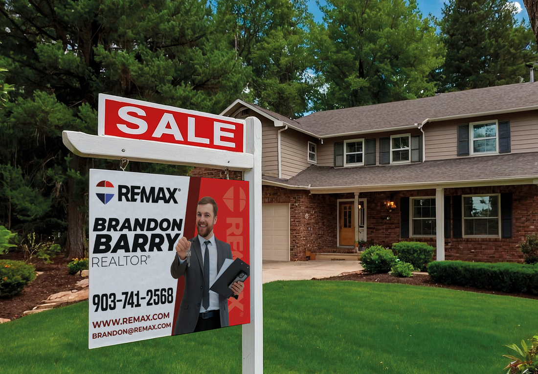 Custom real estate yard sign | Realtor Outdoor sign | REMAX Open House Sign