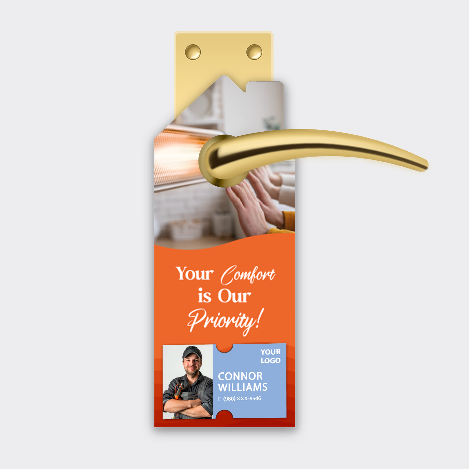 Heating Service Door Hangers