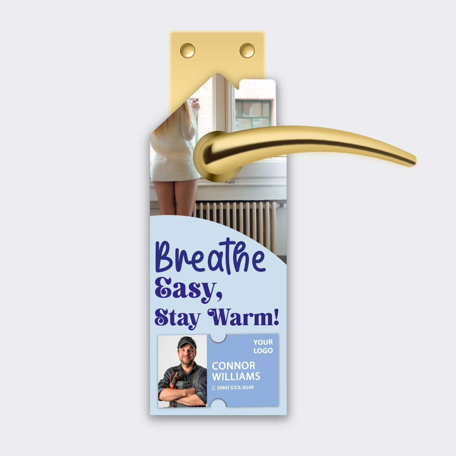 Heating Service Door Hangers