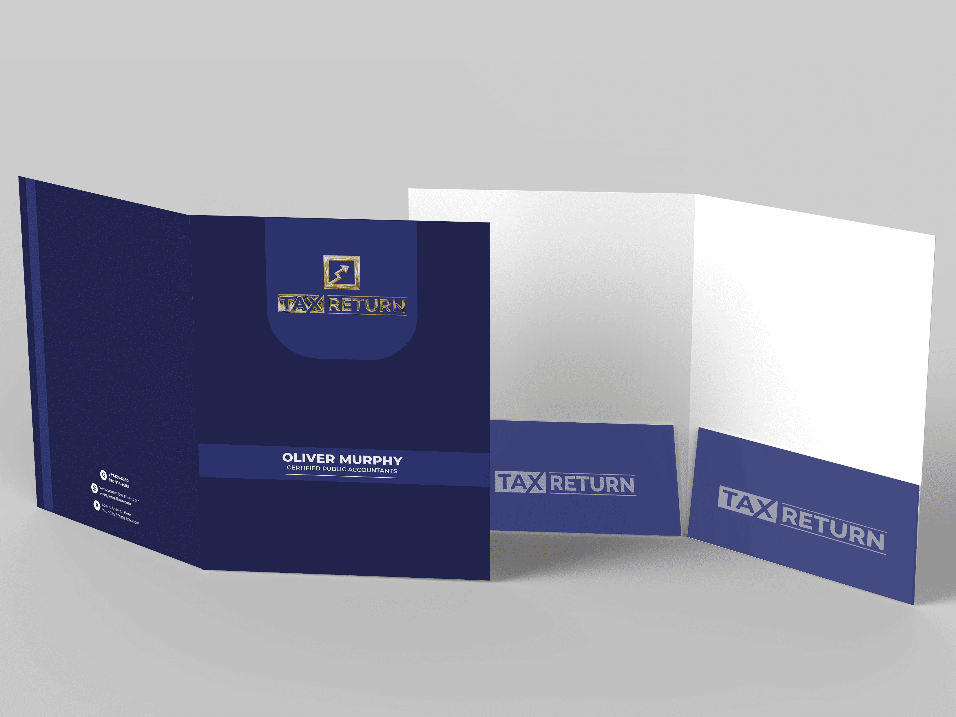Tax Return Presentation Folder | Luxury