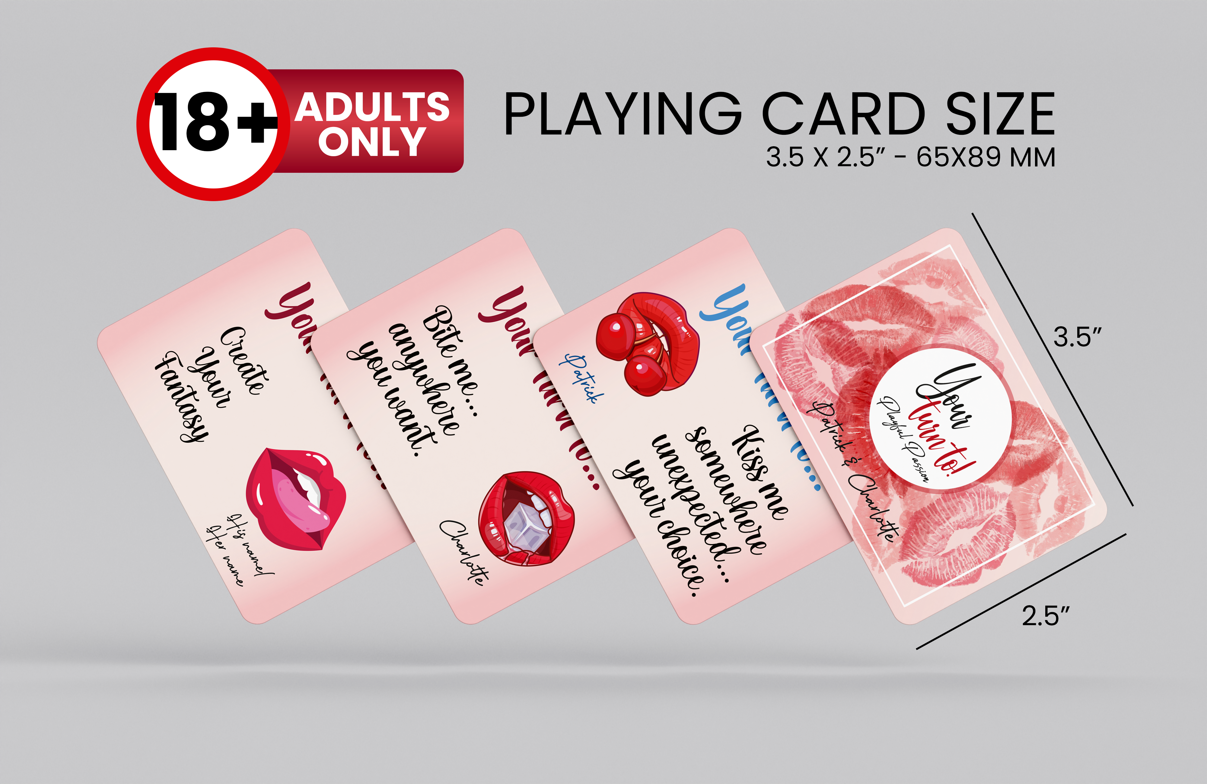 RUSH Dirty Adult Game Cards
