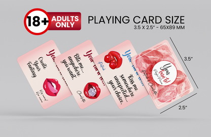 RUSH Dirty Adult Game Cards