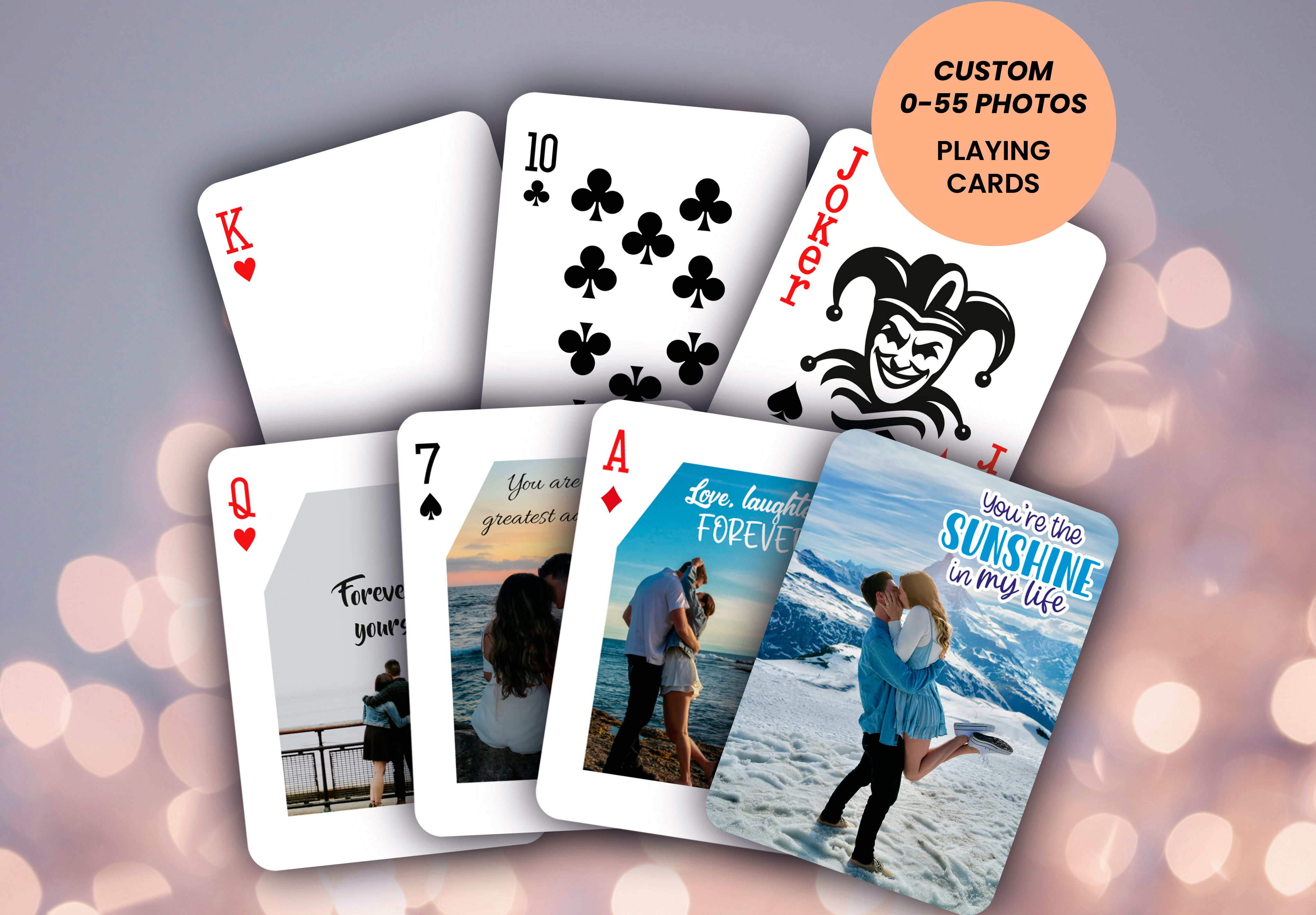 RUSH Custom Lover’s Deck | Love Adventure Playing Cards