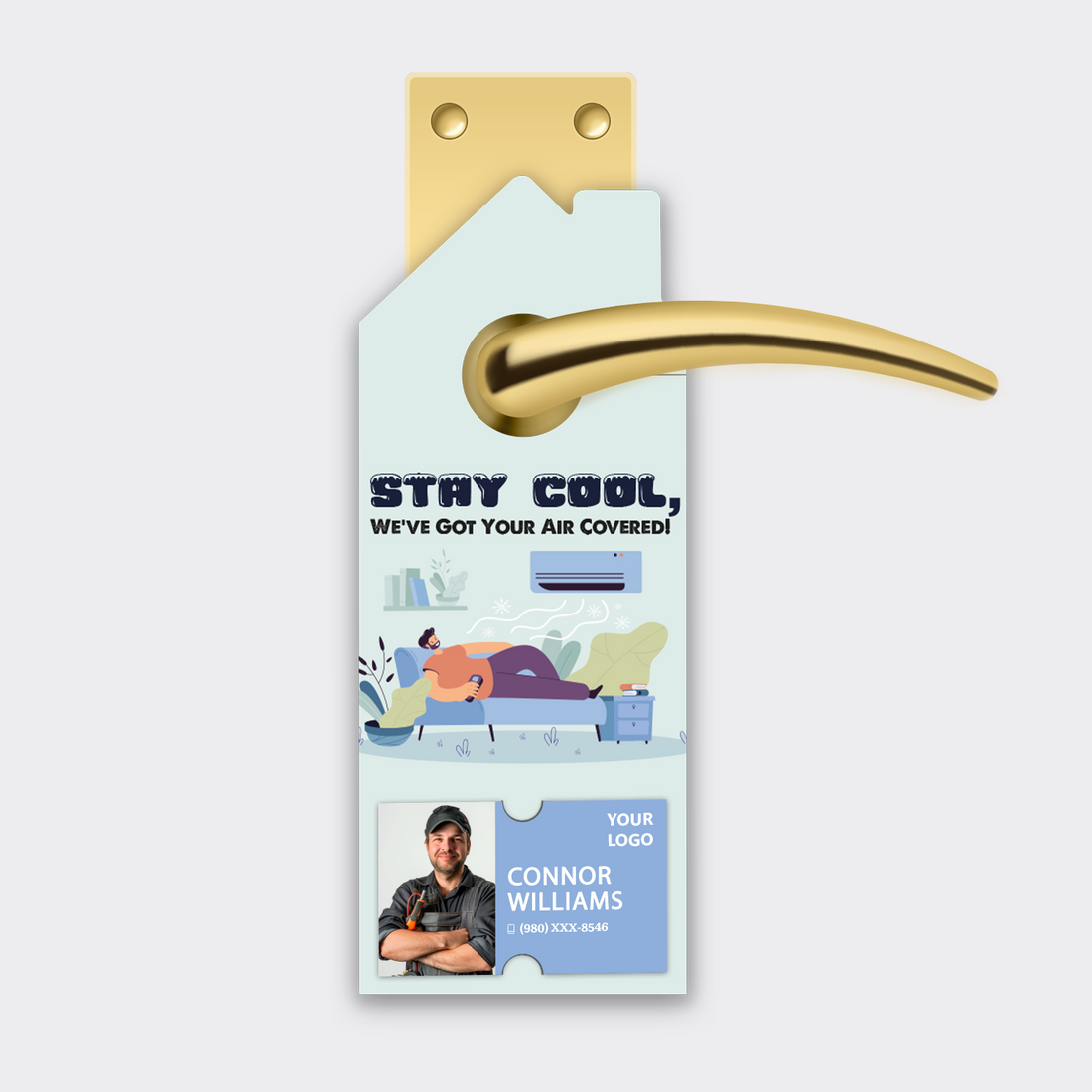 Air Conditioning Door Hangers