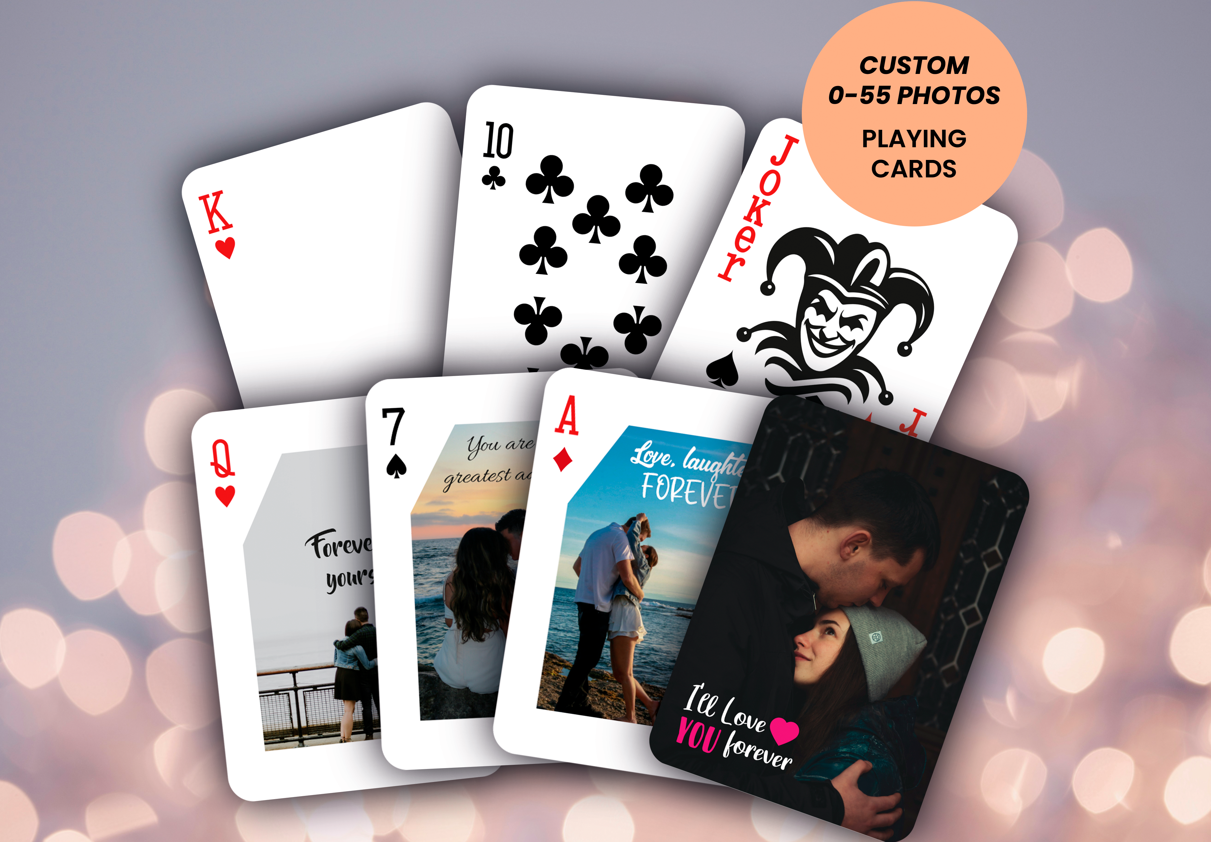RUSH Custom Lover’s Deck | Love Adventure Playing Cards