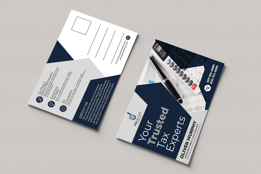 Tax Return Postcards