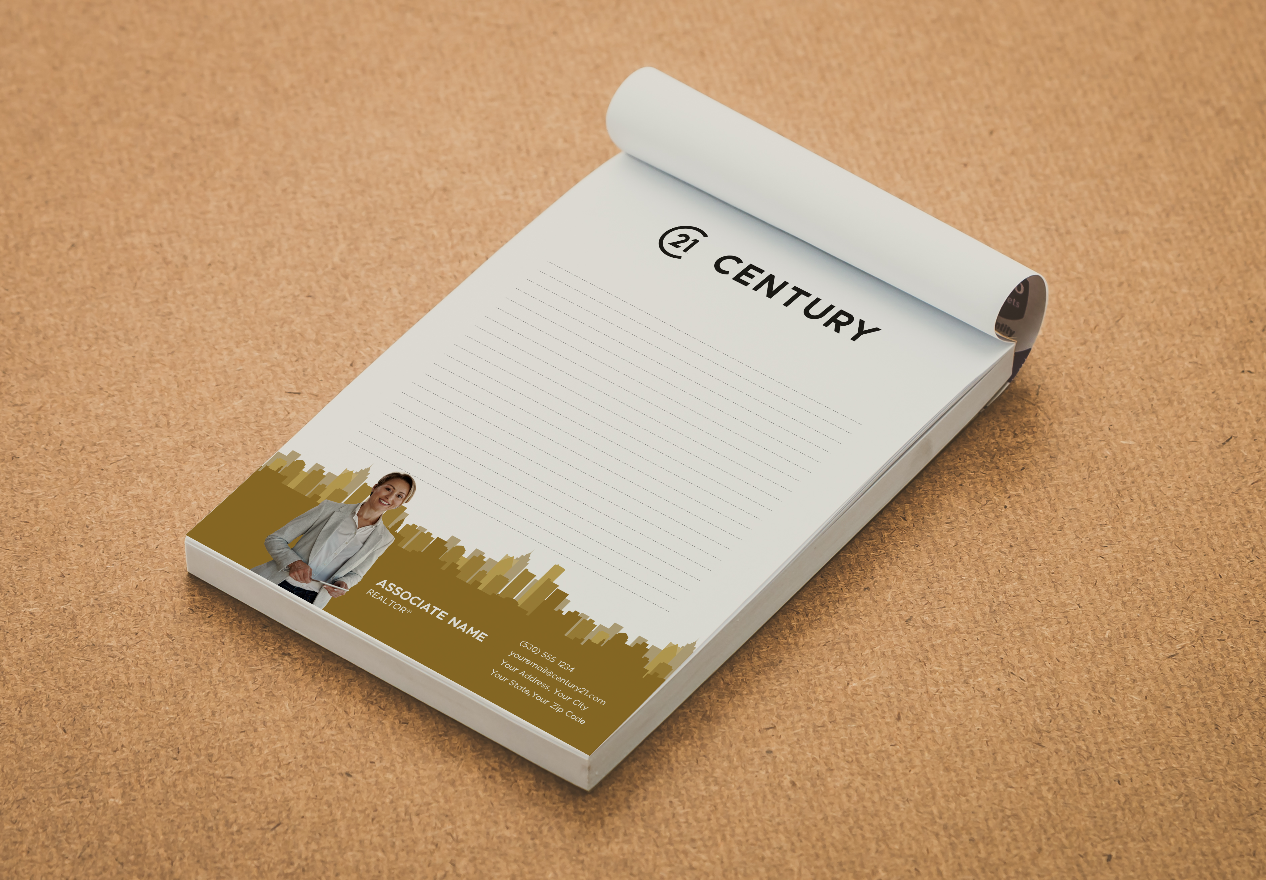 Century 21 Custom Realtor Notepad
