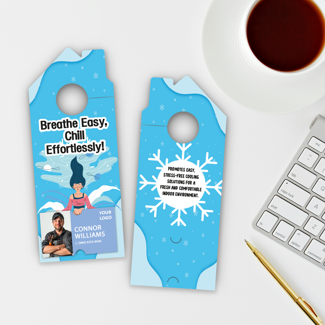 Air Conditioning Door Hangers