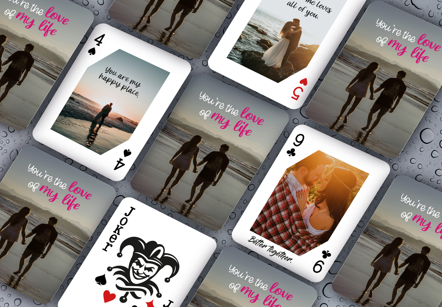 RUSH Custom Lover’s Deck | Love Adventure Playing Cards
