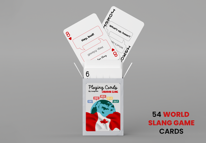 RUSH Canadian Slang Generic Playing Cards