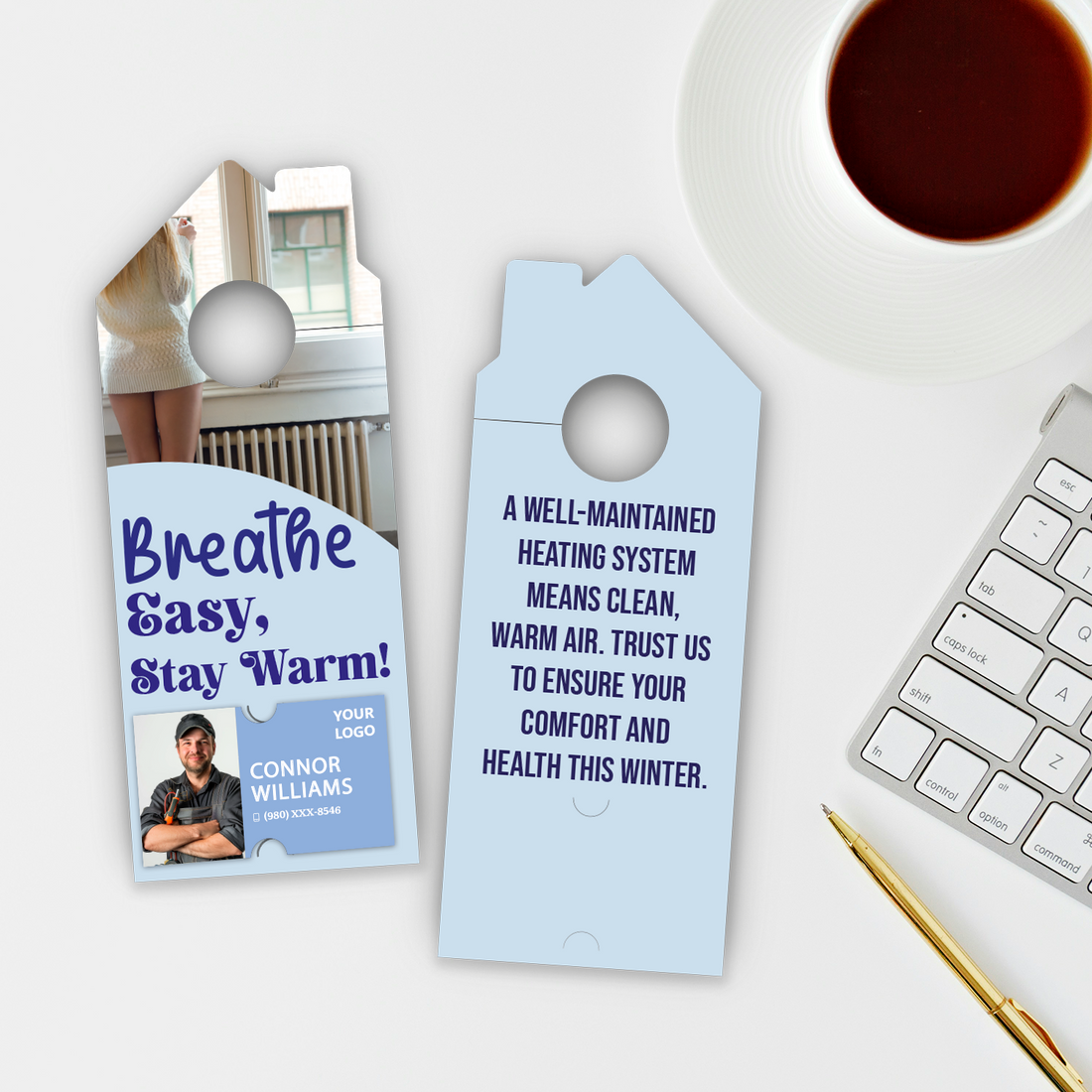 Heating Service Door Hangers