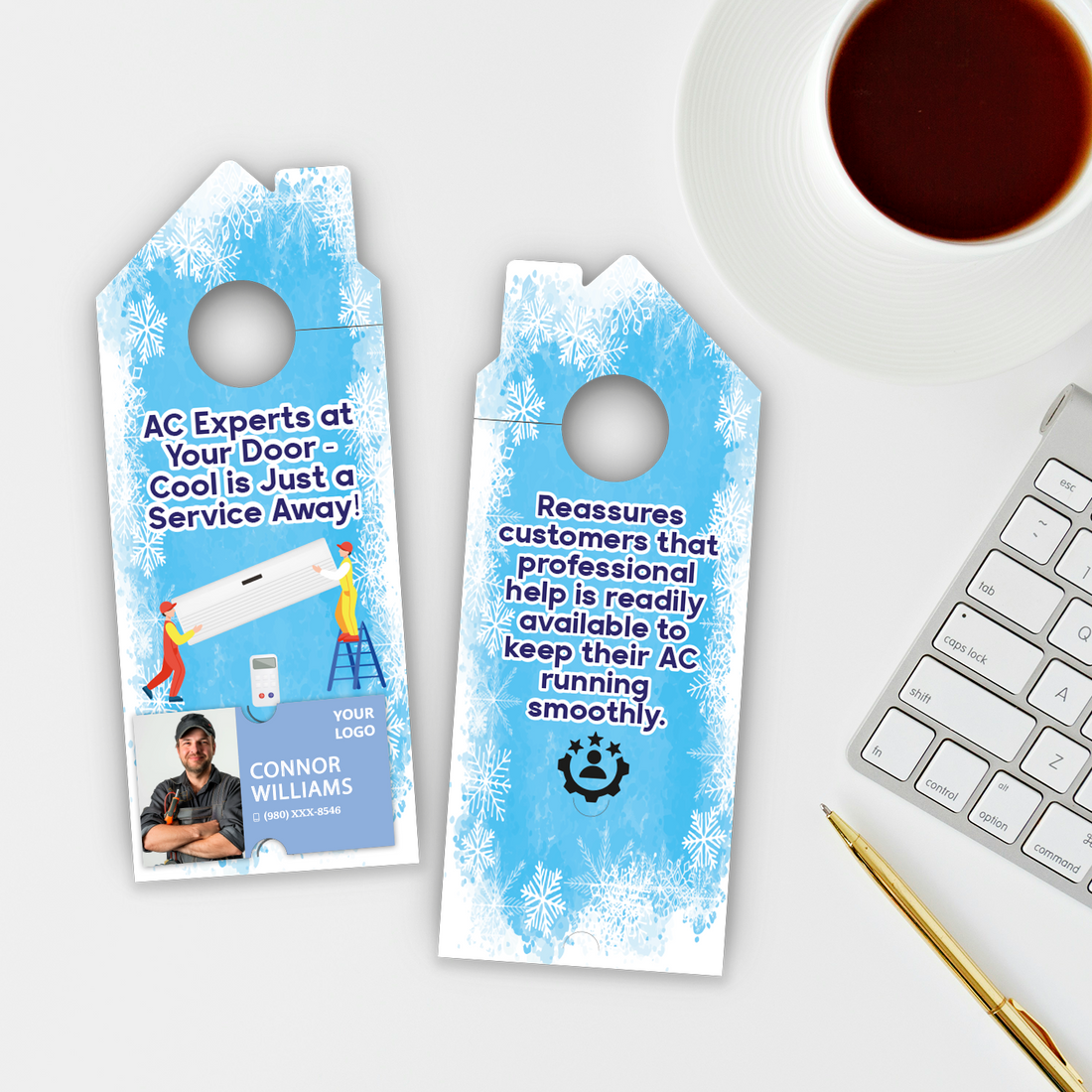 Air Conditioning Door Hangers