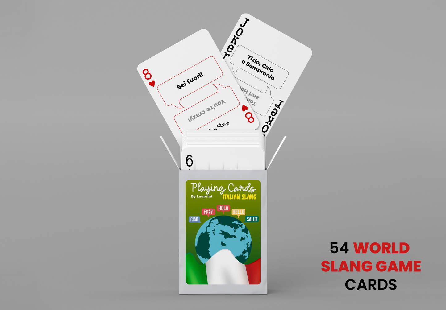 RUSH Italian Slang Generic Playing Cards