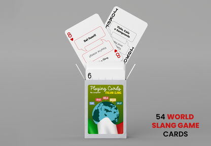 RUSH Italian Slang Generic Playing Cards