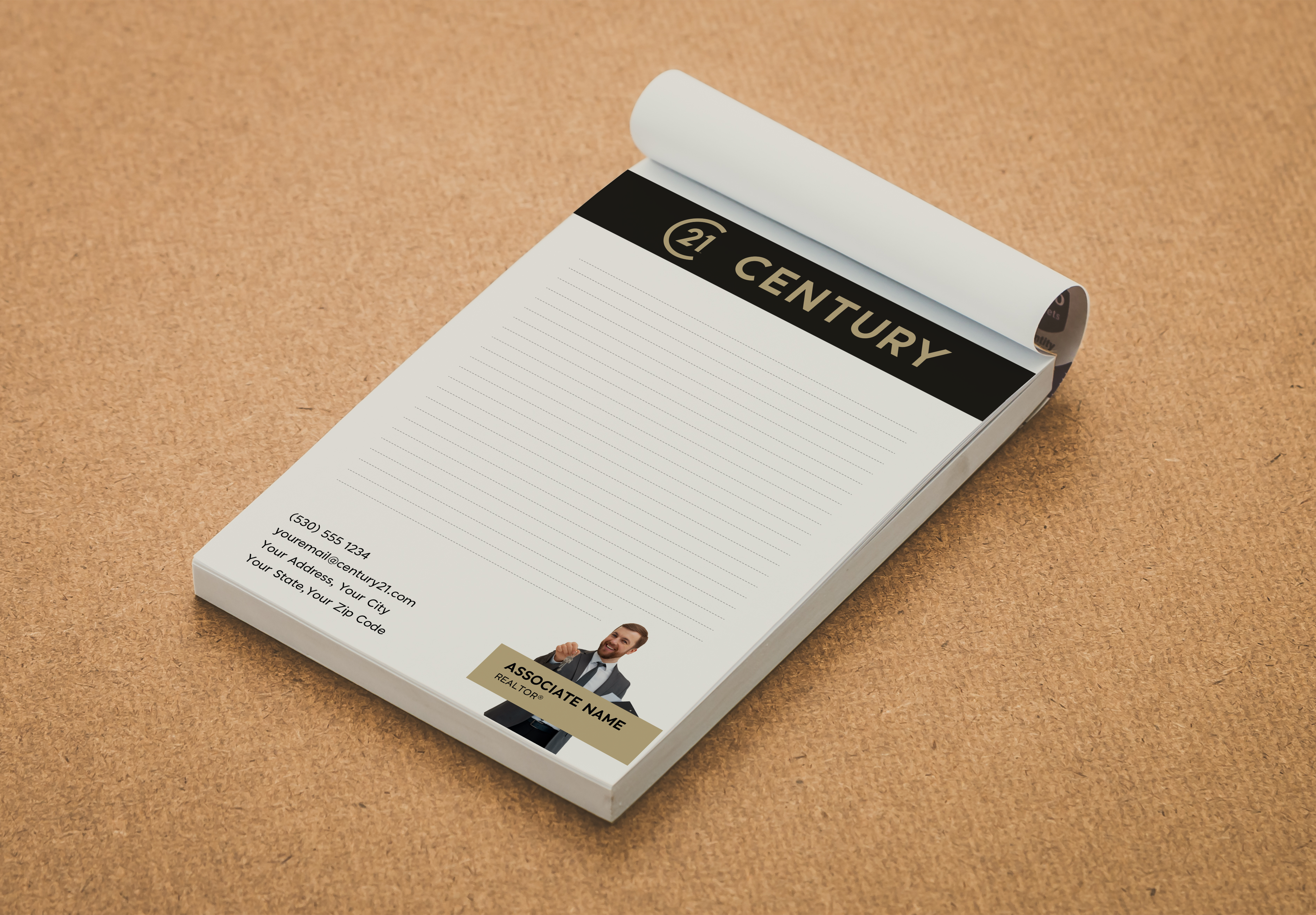 Century 21 Custom Realtor Notepad