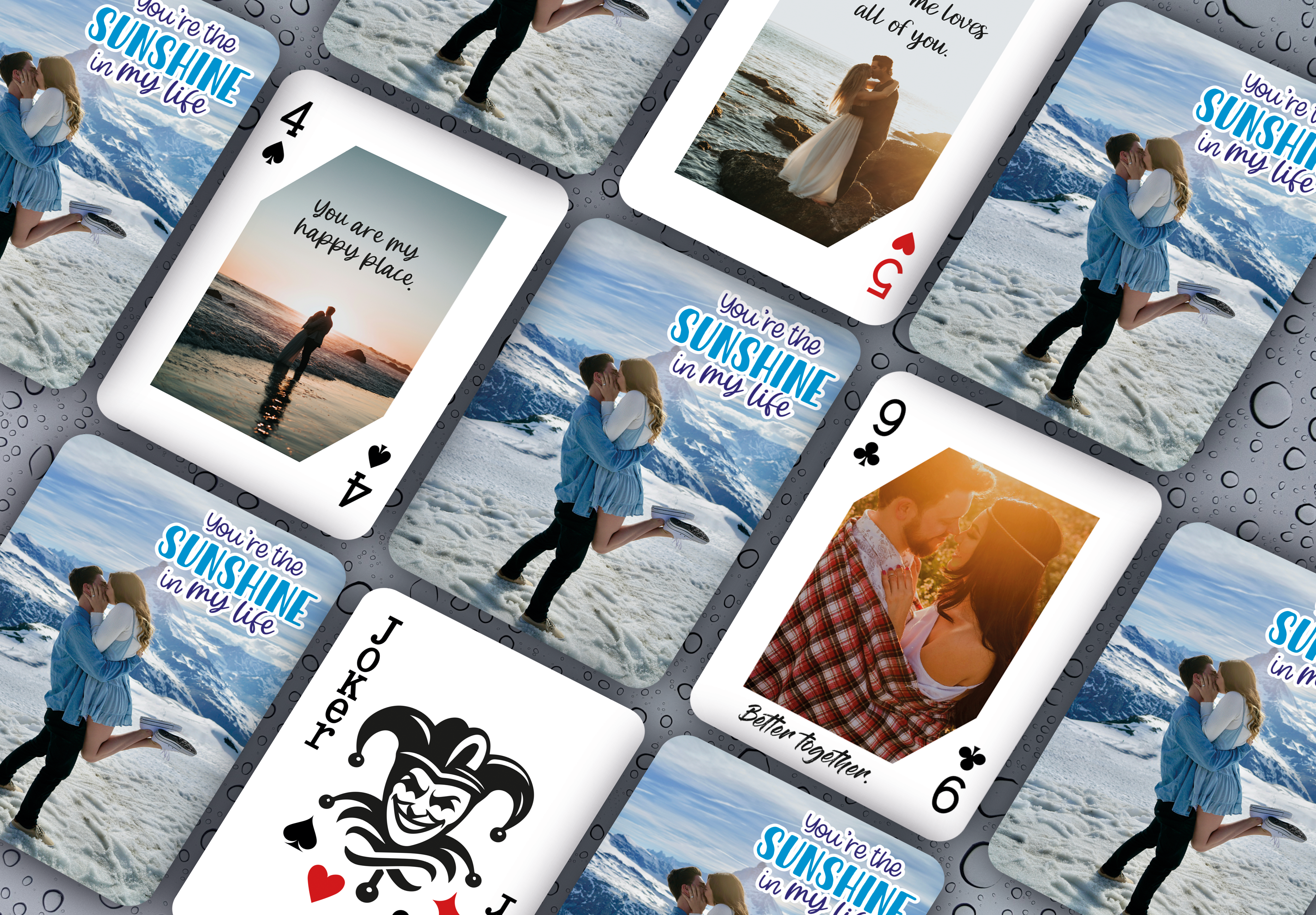 RUSH Custom Lover’s Deck | Love Adventure Playing Cards