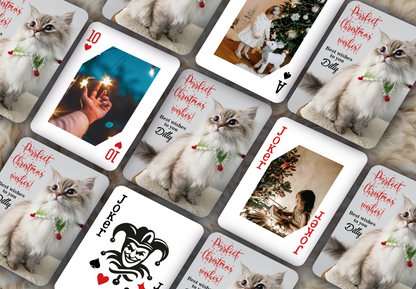 RUSH Marry Christmas Playing Cards