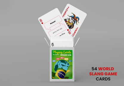 RUSH Portuguese Slang Generic Playing Cards