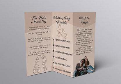 Custom Wedding Brochure
