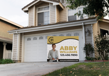 Custom real estate yard sign | Realtor Outdoor sign | Century 21 Open House Sign