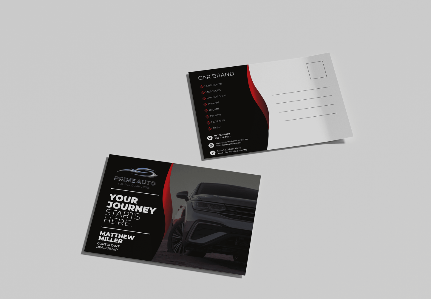 Dealerships Postcards | Luxury
