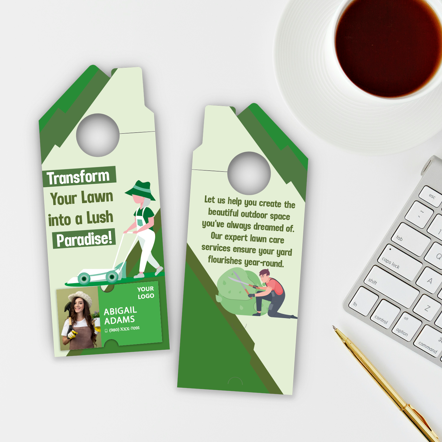 Lawn Care Door Hangers