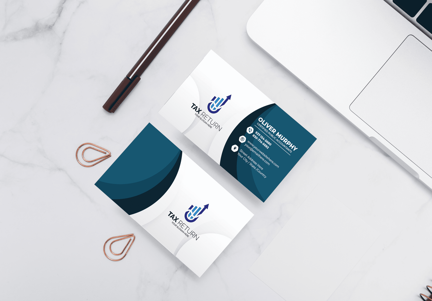 Tax Return Business Card | Economy