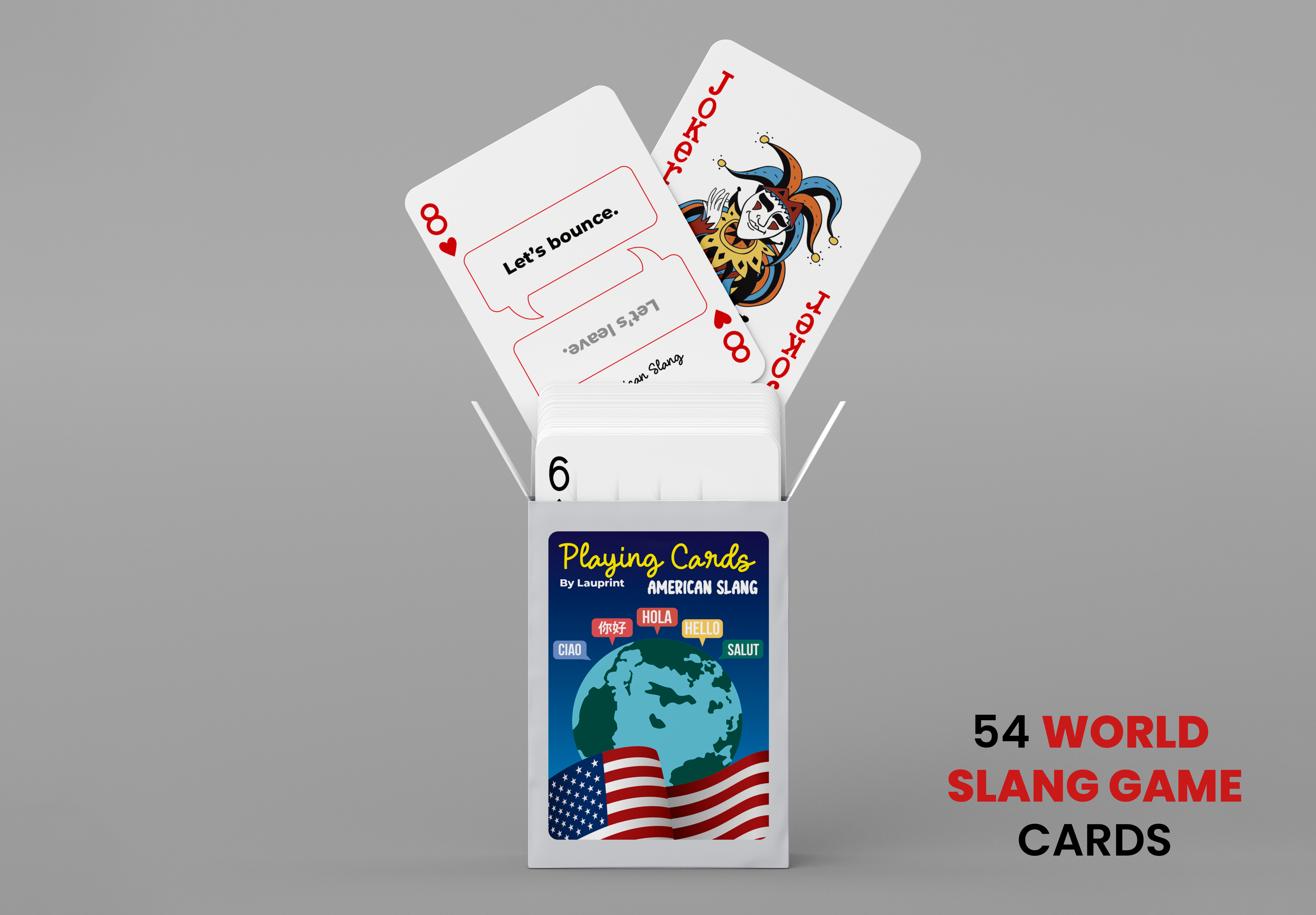 RUSH American Slang Generic Playing Cards