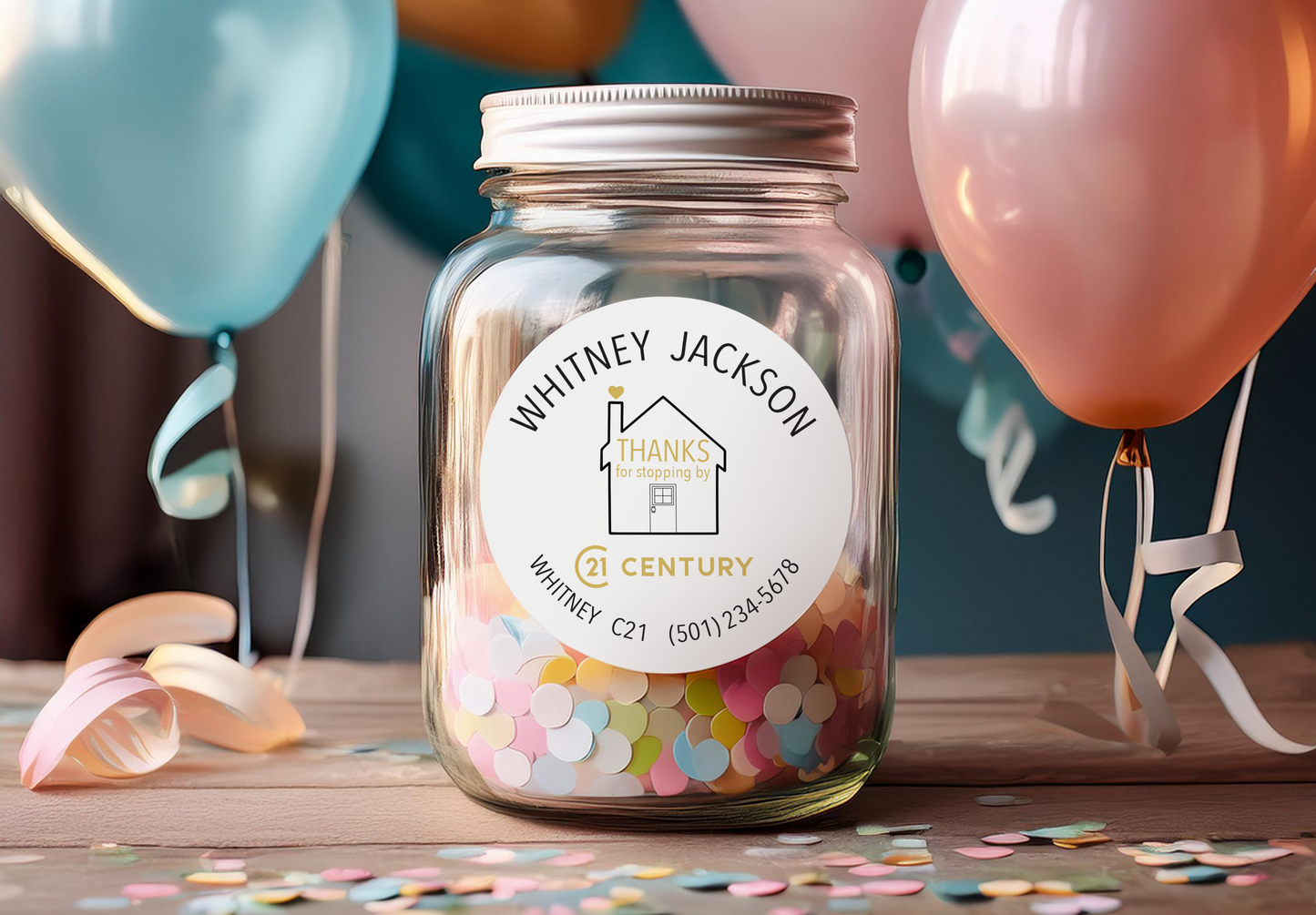 Labels  | Century 21 | Thank You Stickers