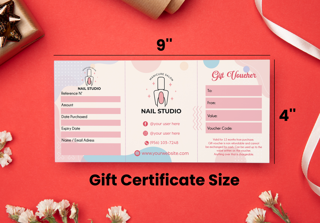 Custom Gift Certificate