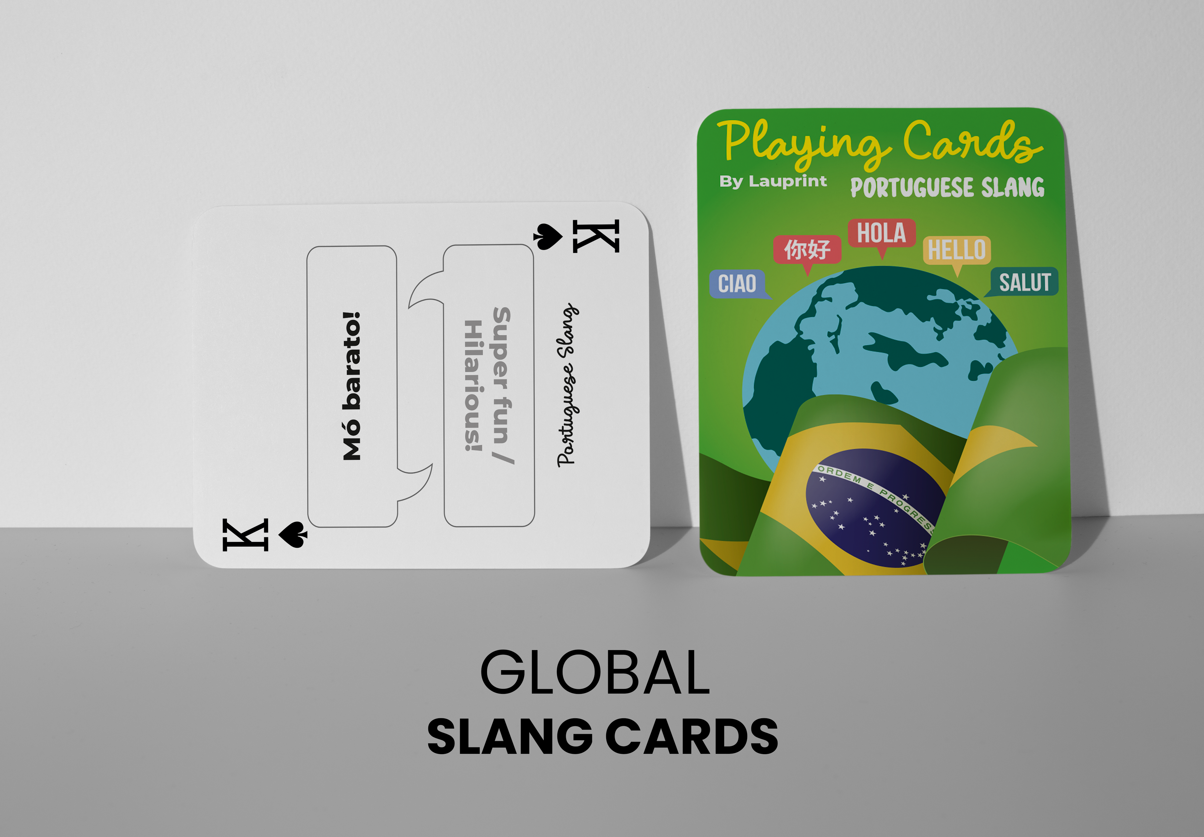 RUSH Portuguese Slang Generic Playing Cards