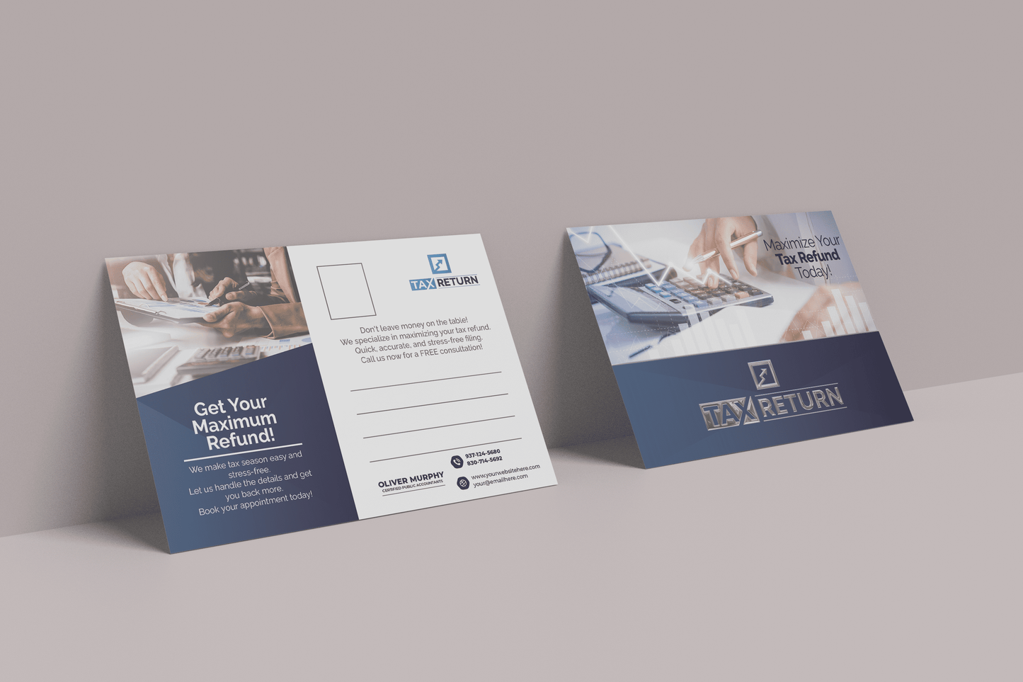 Tax Return Postcards | Luxury