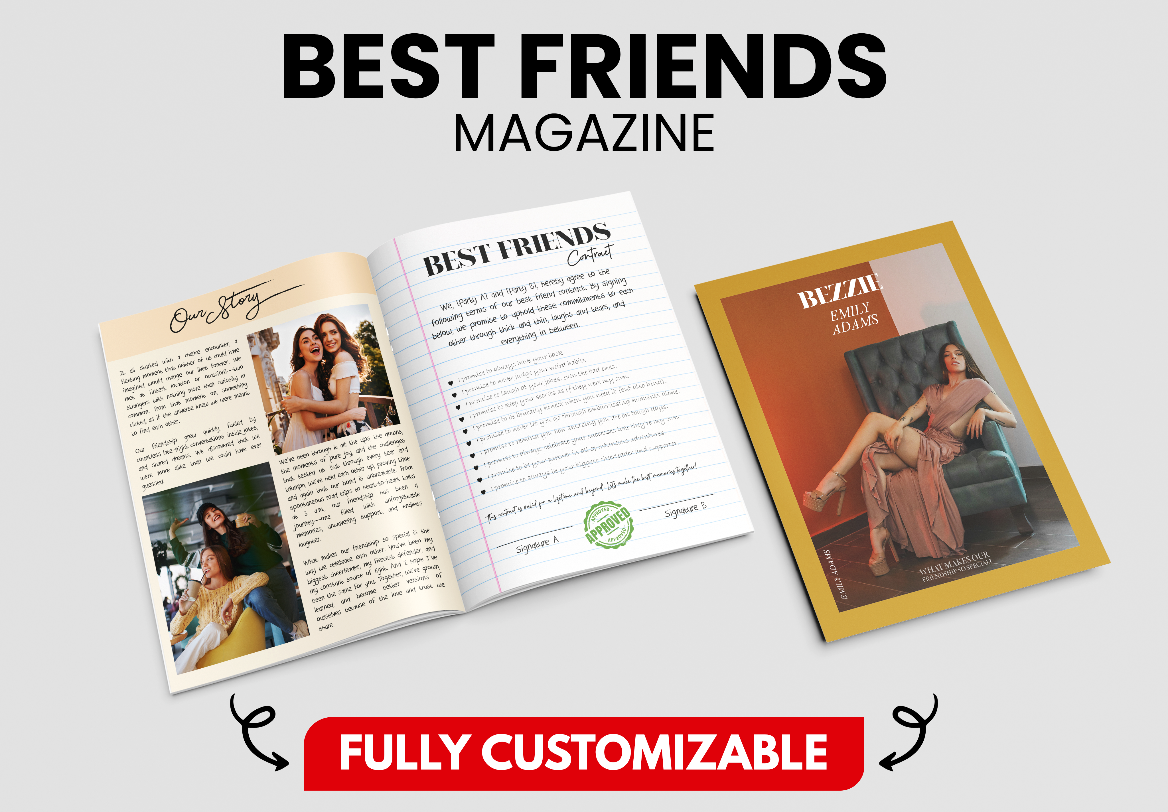 Custom Best Friend Magazine