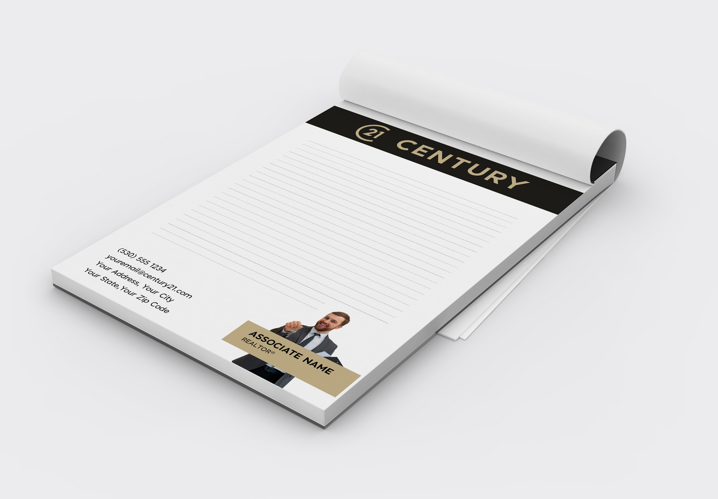 Century 21 Custom Realtor Notepad
