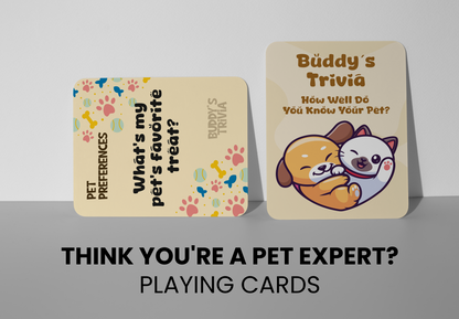 Trivia Playing Cards (Pets)