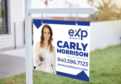 Custom real estate yard sign | Realtor Outdoor sign | eXp Realty Open House Sign
