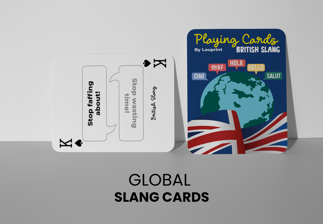 RUSH British Slang Generic Playing Cards