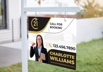 Custom real estate yard sign | Realtor Outdoor sign | Century 21 Open House Sign