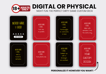 Never Have I Ever  |  Couples Edition Cards