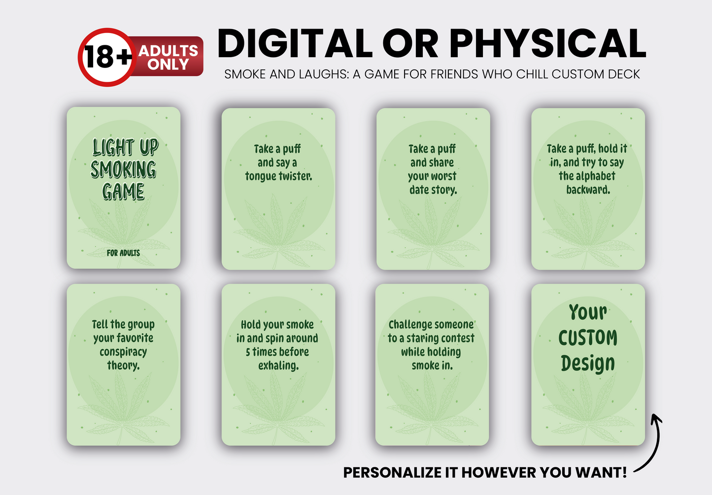 Rush of Smoke and Fun: The Card Game Under the Lights