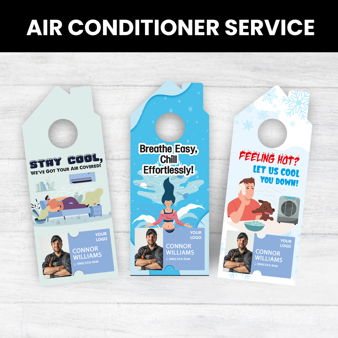 Air Conditioning Door Hangers