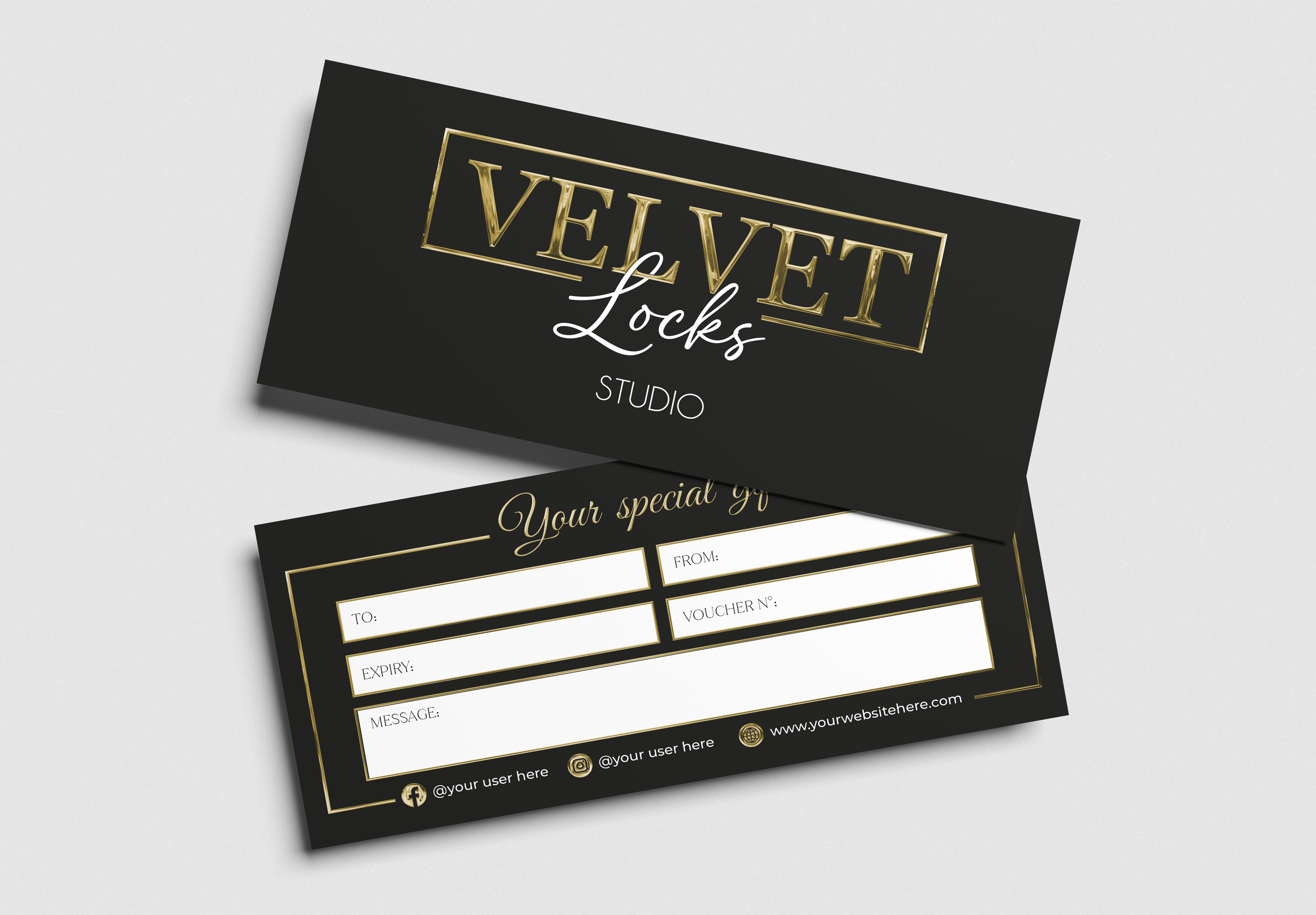 Luxury Custom Gift Certificate