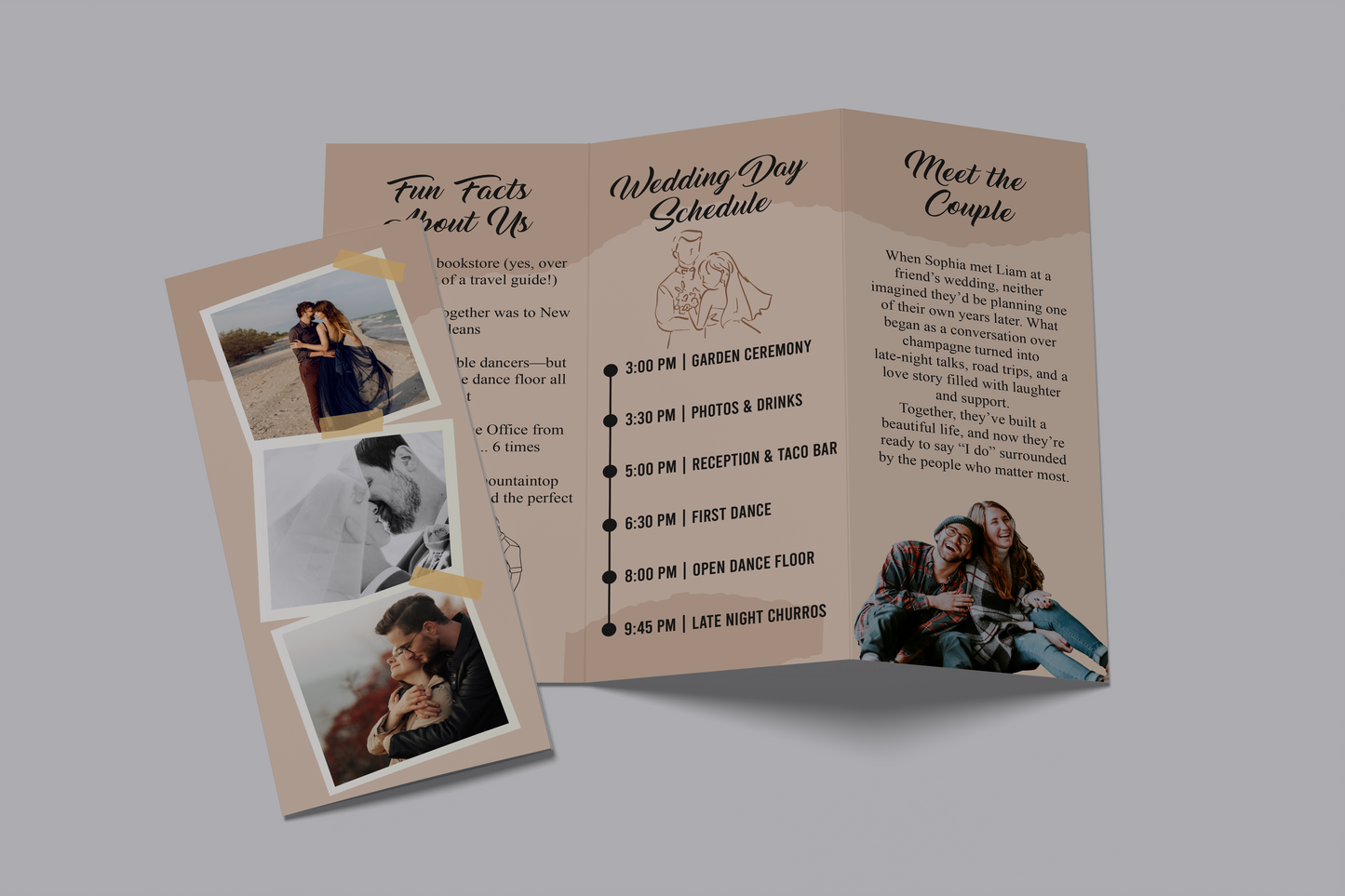 Custom Wedding Brochure